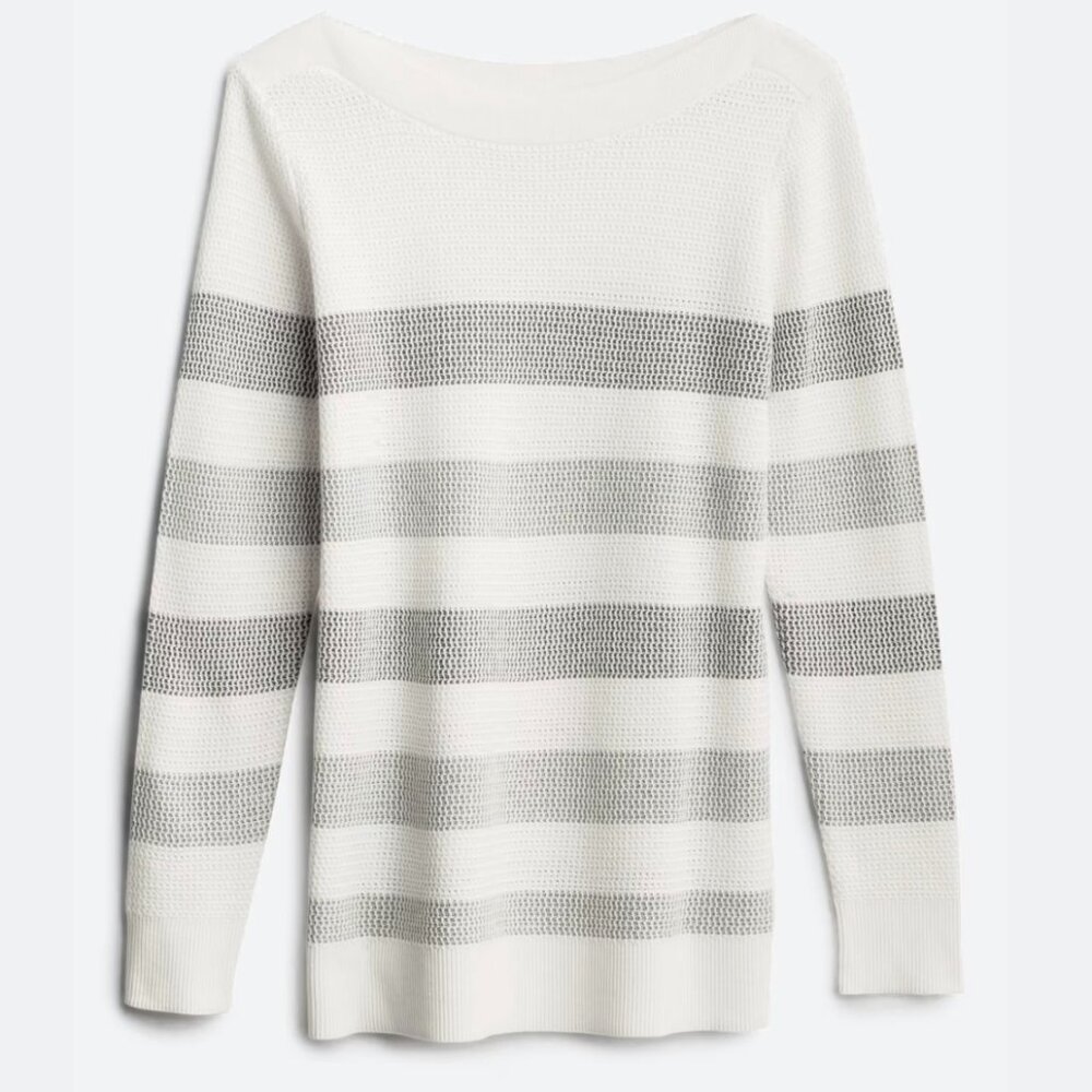 Market & Spruce Tawnee Cotton Blend Waffle Stitch Sweater